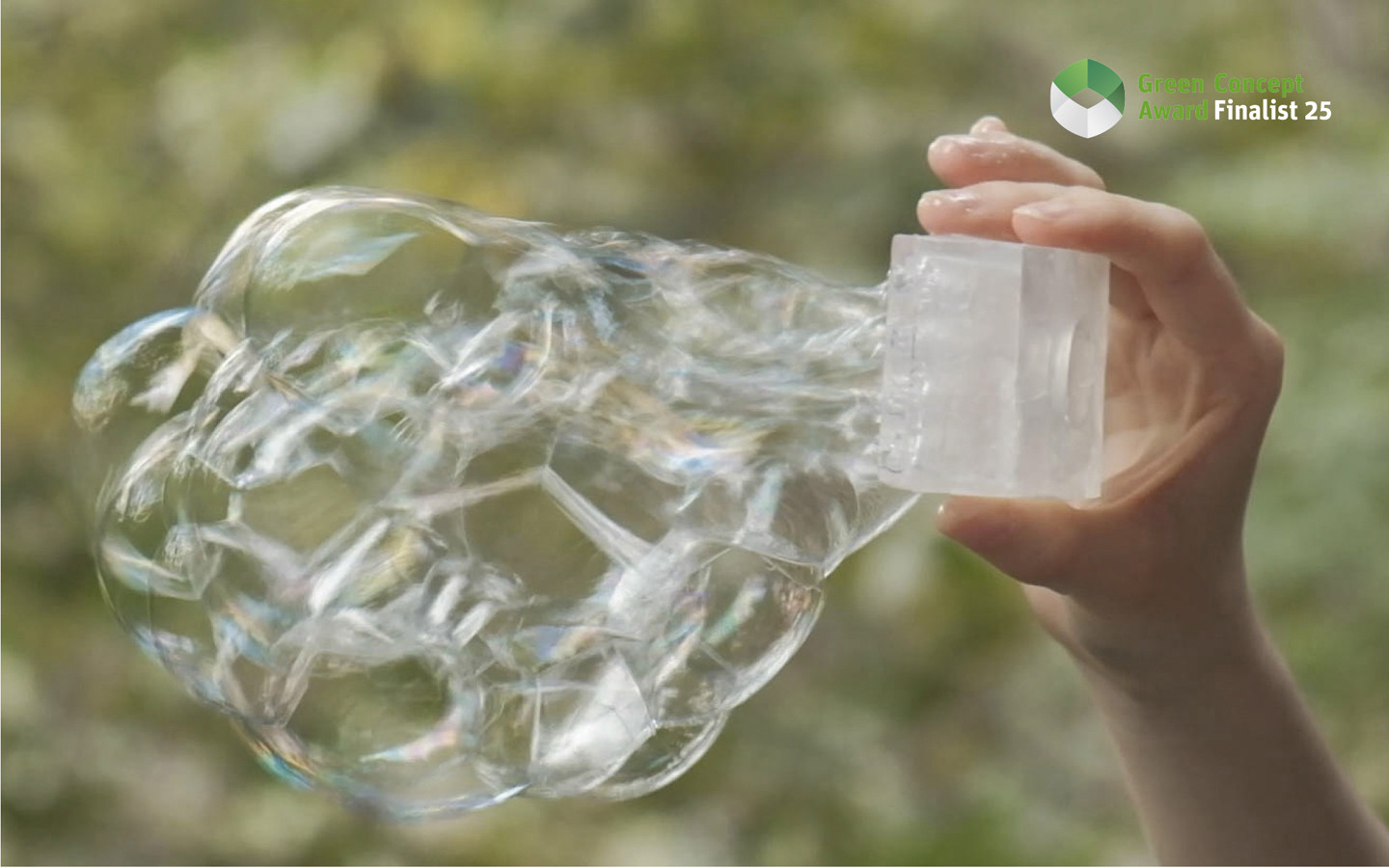 SOAP-MADE BUBBLE BLOWER