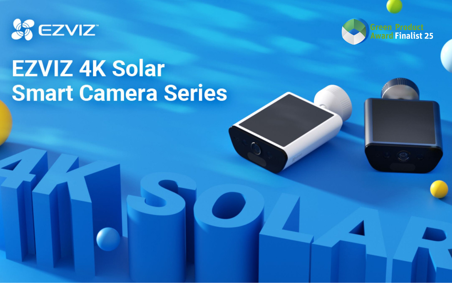 EZVIZ 4K Solar Smart Cameras