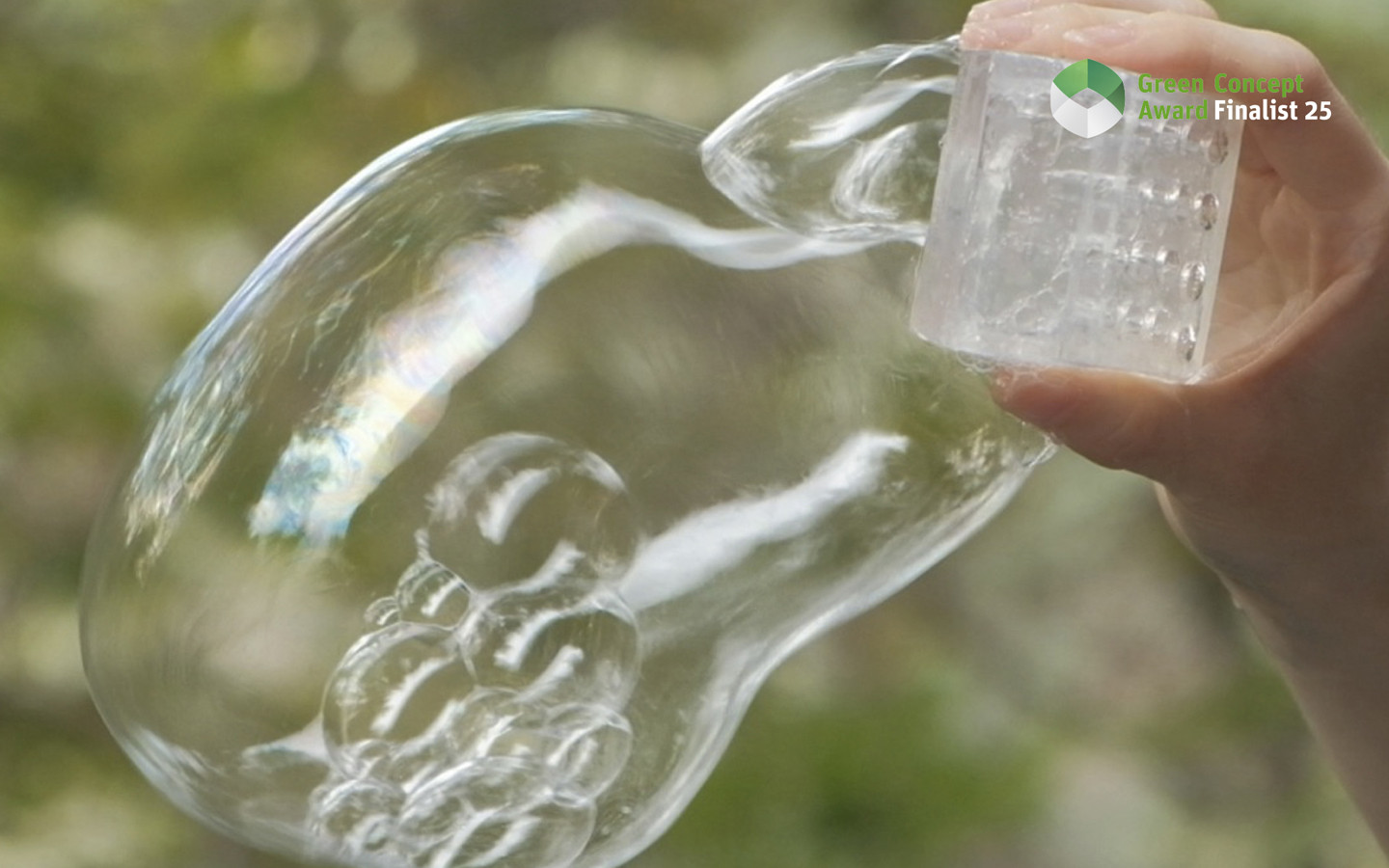 SOAP-MADE BUBBLE BLOWER