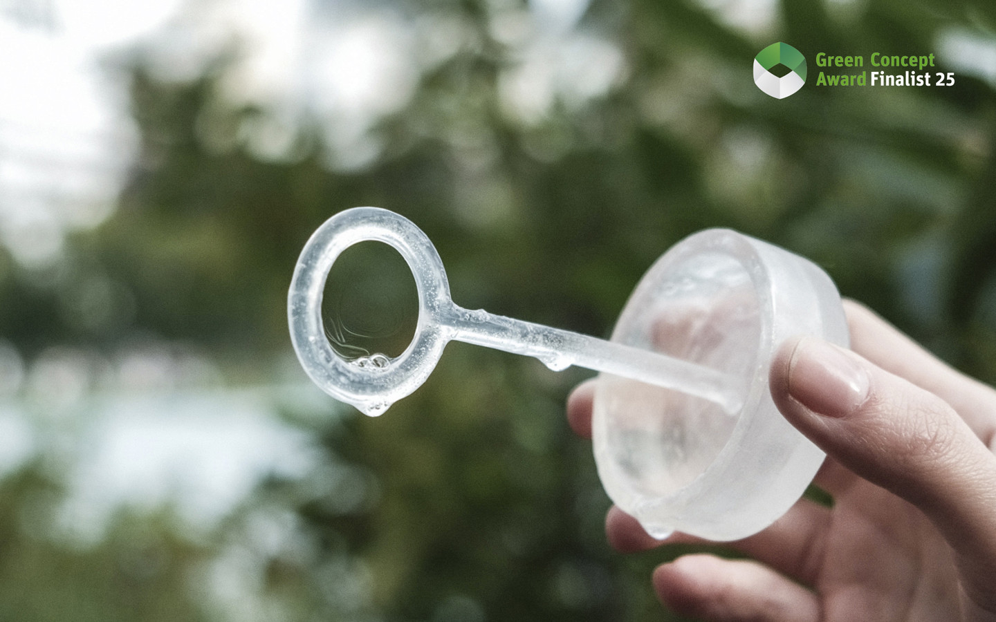 SOAP-MADE BUBBLE BLOWER